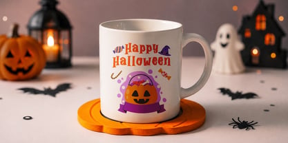 Spooky Monster Font Poster 6