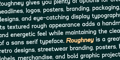 Roughney Font Poster 11