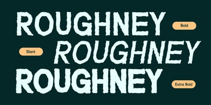 Roughney Font Poster 4