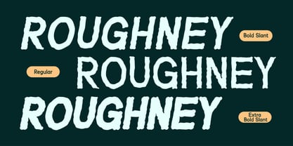 Roughney Font Poster 3