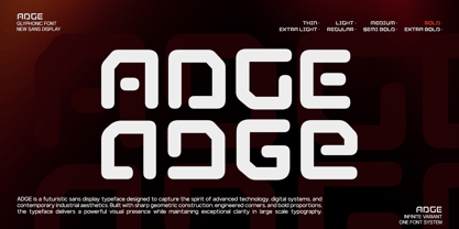 GC Adge Font Poster 1