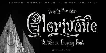 Glorivane Font Poster 1