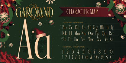 Garoland Font Poster 2