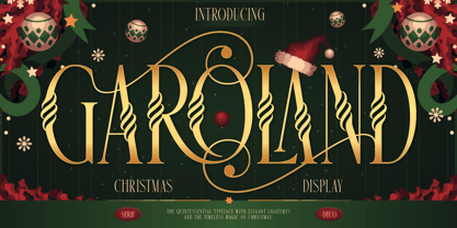 Garoland Font Poster 1