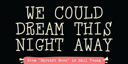 Misspent Youth Font Poster 8