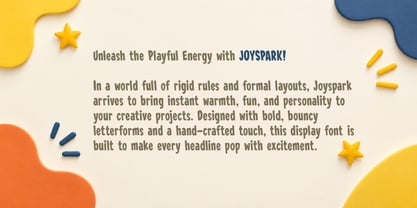Joyspark Font Poster 6