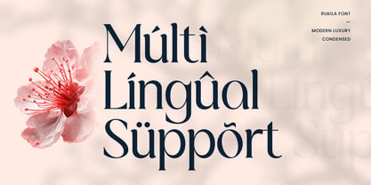 Rukila Font Poster 12