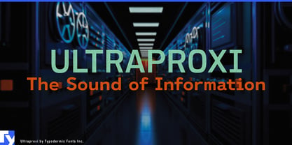 Ultraproxi Font Poster 1