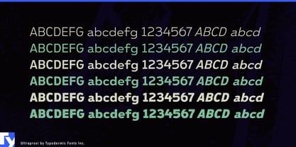 Ultraproxi Font Poster 4