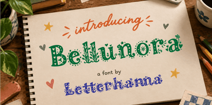 Bellunora Font Poster 1