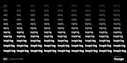 Nazca Font Poster 12