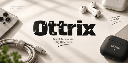 Axeblast Font Poster 9