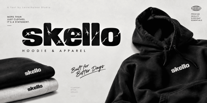 Axeblast Font Poster 8