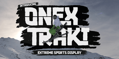Onex Traki Font Poster 1