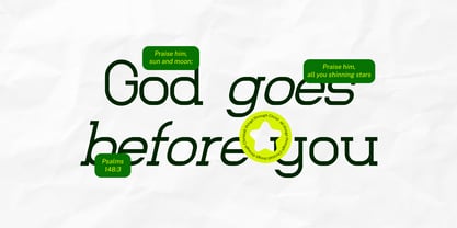 Horizon Path Font Poster 3