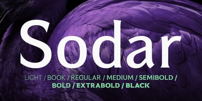 Sodar Font Poster 1