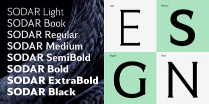 Sodar Font Poster 6