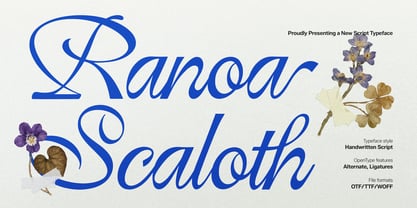 Ranoa Scaloth Font Poster 1