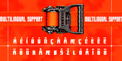 Impact Strike Font Poster 9