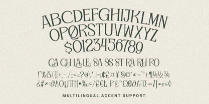 Seville Milano Font Poster 10
