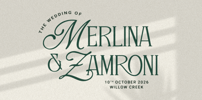 Seville Milano Font Poster 5