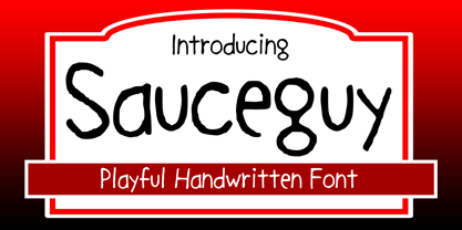 Sauceguy Font Poster 1