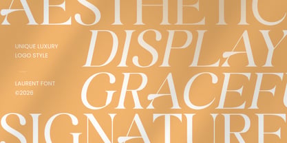 Laurent Font Poster 6