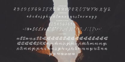 Restocke Script Font Poster 10