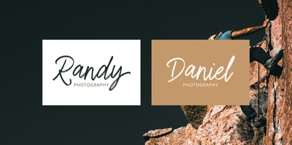 Restocke Script Font Poster 8