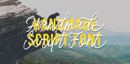 Restocke Script Font Poster 4