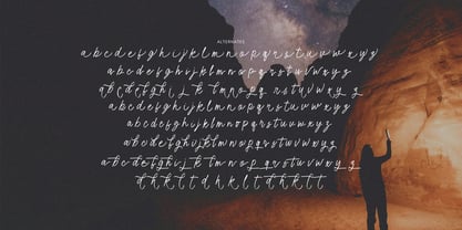 Restocke Script Font Poster 11