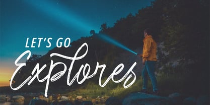 Restocke Script Font Poster 2