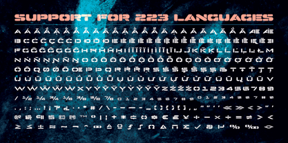 Hyperspace Cargo Font Poster 9