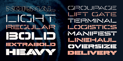 Hyperspace Cargo Font Poster 2