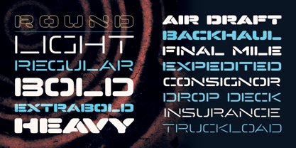 Hyperspace Cargo Font Poster 4
