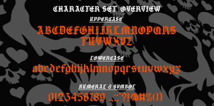 Mordren Font Poster 9