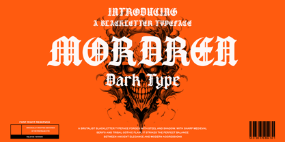 Mordren Font Poster 1