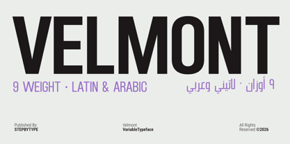 Velmont Font Poster 1