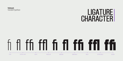 Velmont Font Poster 11