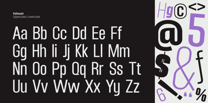 Velmont Font Poster 9