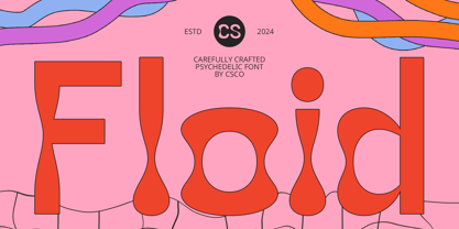 CS Floid Font Poster 1