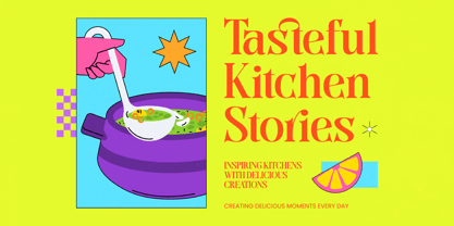 Cooking Paradise Font Poster 3