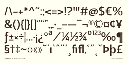 Softa Font Poster 7