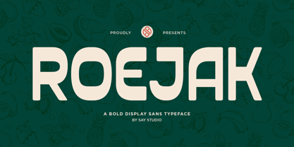 Roejak Font Poster 1