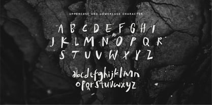 Crude Line Font Poster 4