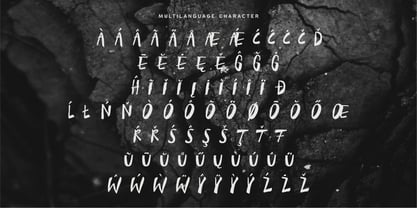 Crude Line Font Poster 5