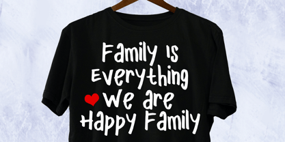 Big Hug Weeny Font Poster 4