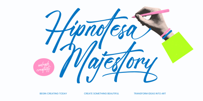Hipnotesa Majestory Font Poster 1