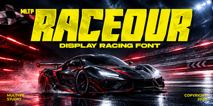 MLTP Raceour Font Poster 3
