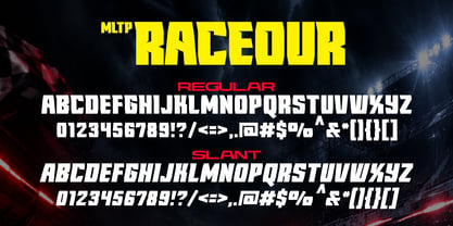 MLTP Raceour Font Poster 11
